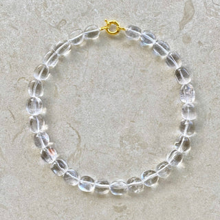 Clear quartz collier halskæde