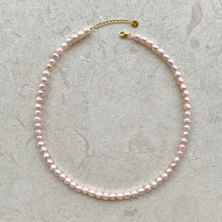 Pink Rose pearls halskæde