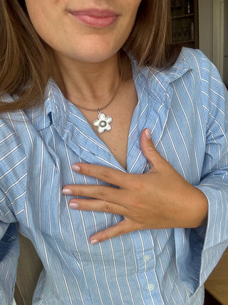 Golden flower halskæde