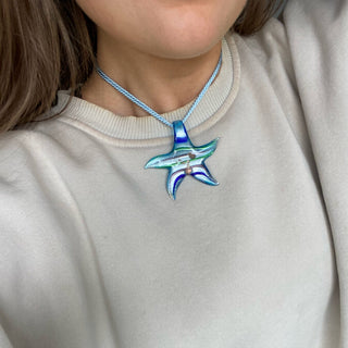 Aquamarine Blue Estrella halskæde